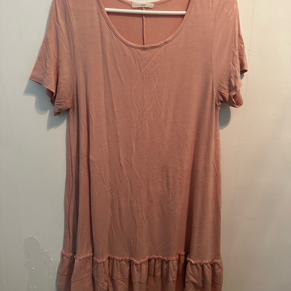 Easel coral Midi Dress